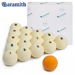 Комплект шаров 68 мм Aramith Standard желтый биток