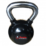 Гиря черная прорезиненная 8kg Smith Сила DB087