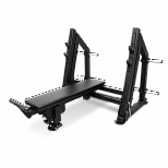 Скамья для жима лёжа с доводчиком, упором и подставкой для ног BRONZE GYM PARTNER ML-901
